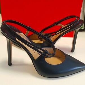 Tamara Mellon Navy shoes/ Slingbacks